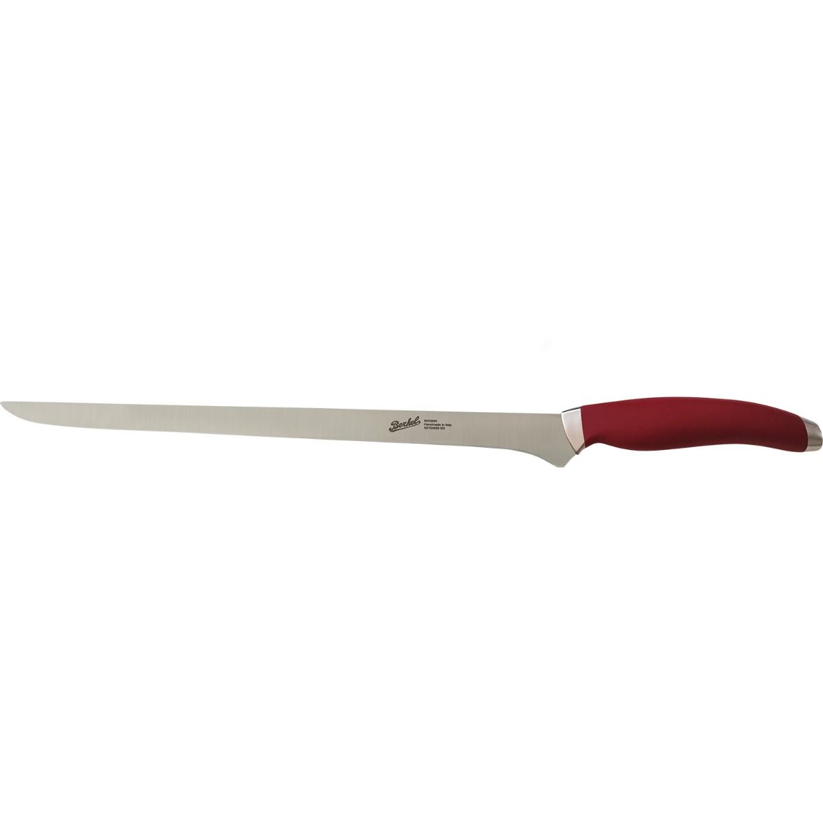 Ham Knife 28 cm  Stainless Steel Berkel Teknica Handle Red Resin